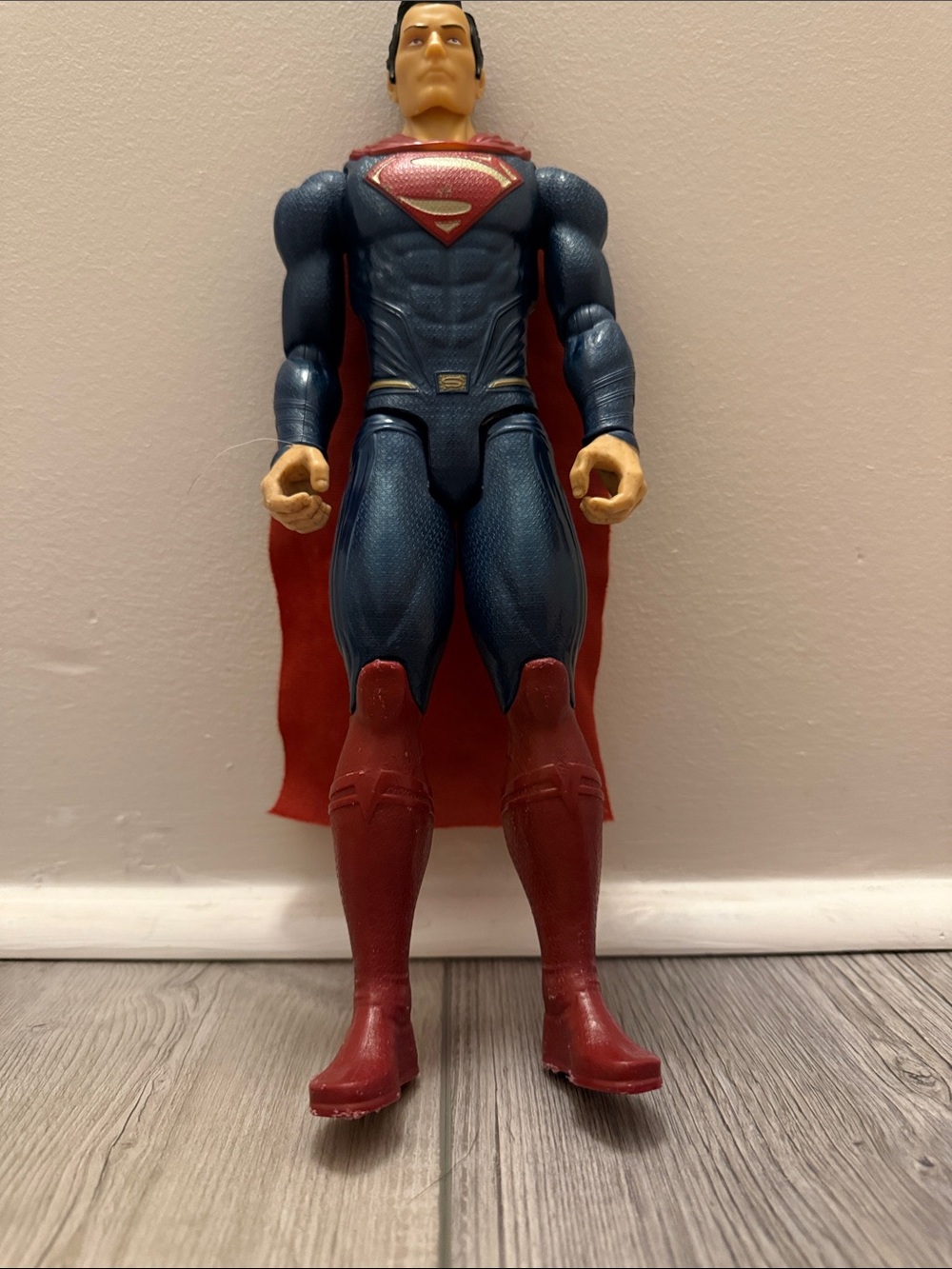 Superman Action Figure - Blue & Red Cape Toy